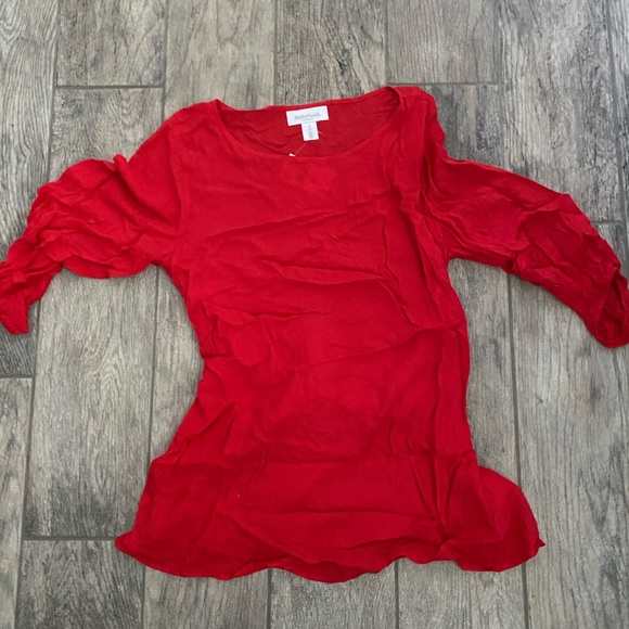 Maternity Light Weight Tie-Back Tunic - Picture 3 of 5